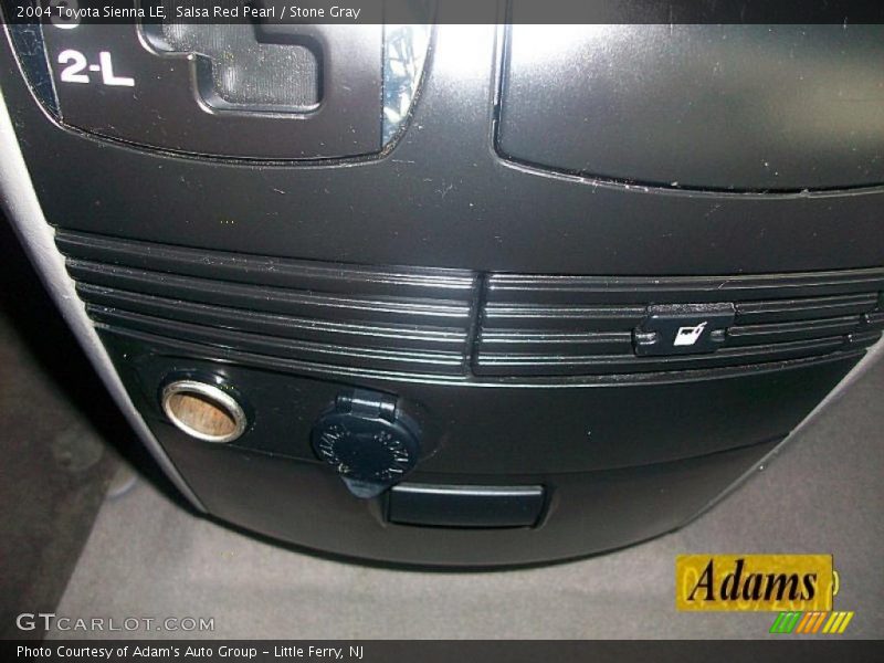 Salsa Red Pearl / Stone Gray 2004 Toyota Sienna LE