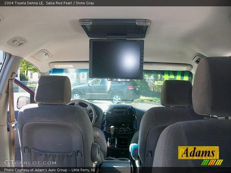 Salsa Red Pearl / Stone Gray 2004 Toyota Sienna LE