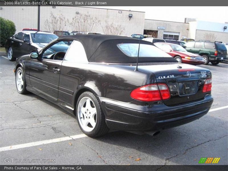 Black / Light Brown 2000 Mercedes-Benz CLK 430 Cabriolet