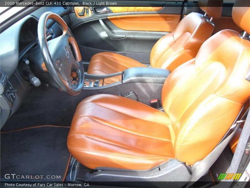 Black / Light Brown 2000 Mercedes-Benz CLK 430 Cabriolet