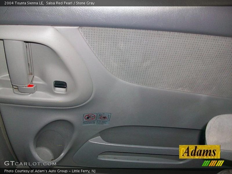 Salsa Red Pearl / Stone Gray 2004 Toyota Sienna LE