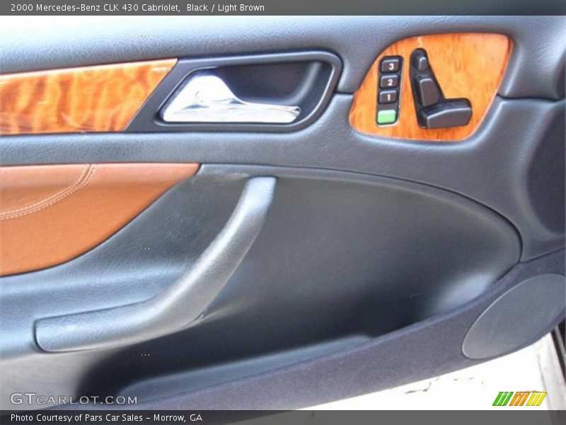Black / Light Brown 2000 Mercedes-Benz CLK 430 Cabriolet