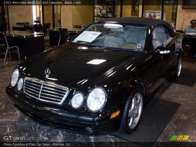 Black / Ash 2001 Mercedes-Benz CLK 430 Cabriolet