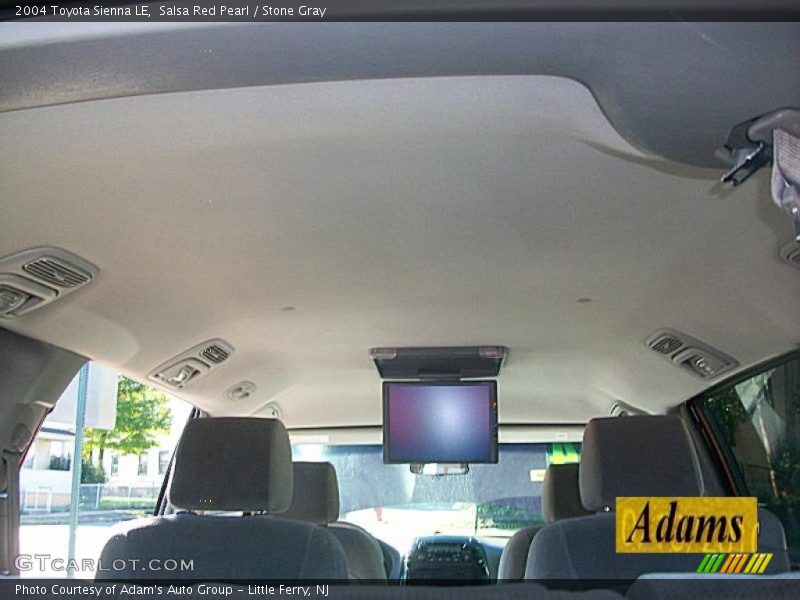 Salsa Red Pearl / Stone Gray 2004 Toyota Sienna LE