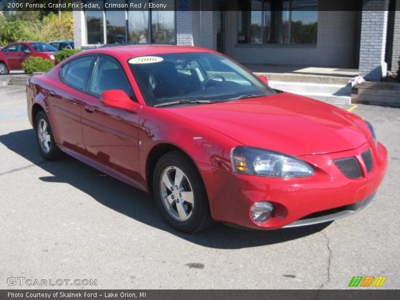 Crimson Red / Ebony 2006 Pontiac Grand Prix Sedan