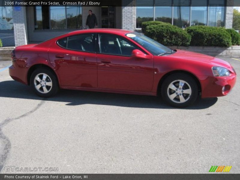 Crimson Red / Ebony 2006 Pontiac Grand Prix Sedan
