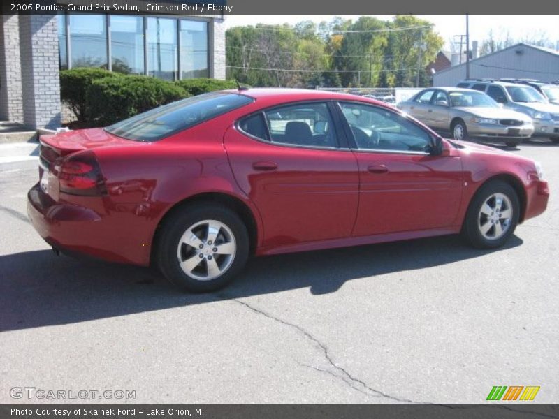 Crimson Red / Ebony 2006 Pontiac Grand Prix Sedan