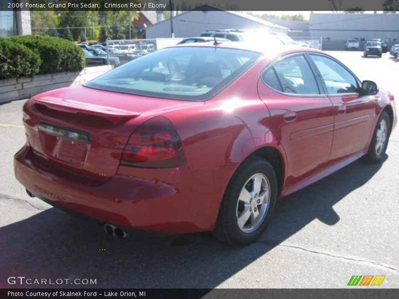 Crimson Red / Ebony 2006 Pontiac Grand Prix Sedan