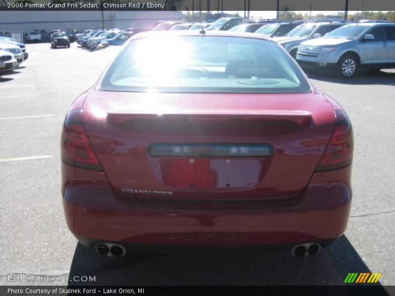Crimson Red / Ebony 2006 Pontiac Grand Prix Sedan