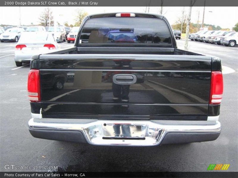 Black / Mist Gray 2000 Dodge Dakota SLT Crew Cab
