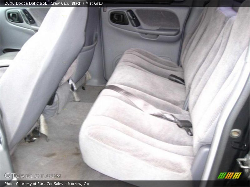 Black / Mist Gray 2000 Dodge Dakota SLT Crew Cab