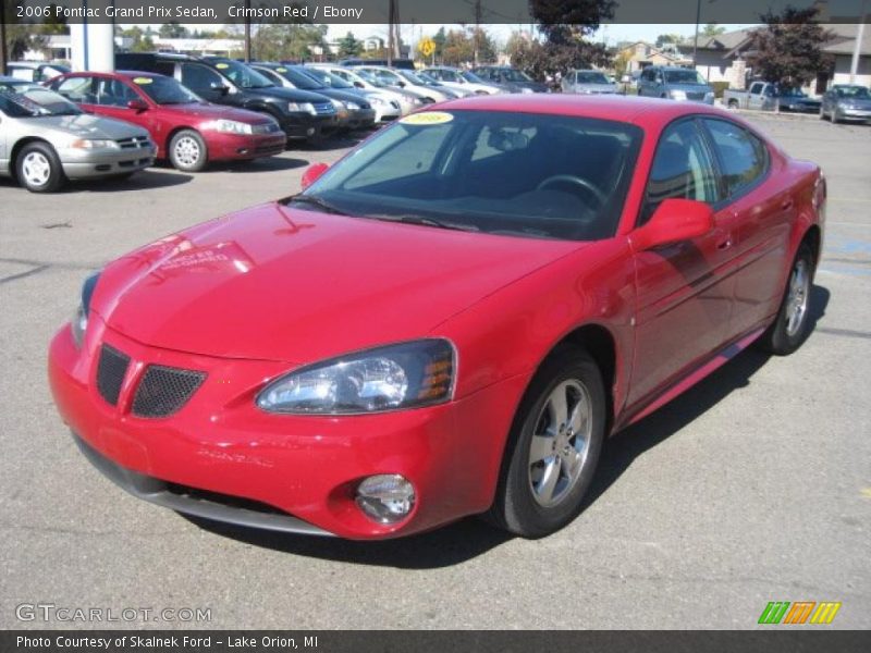 Crimson Red / Ebony 2006 Pontiac Grand Prix Sedan
