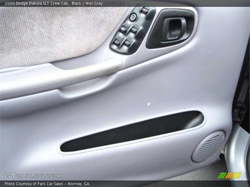 Black / Mist Gray 2000 Dodge Dakota SLT Crew Cab