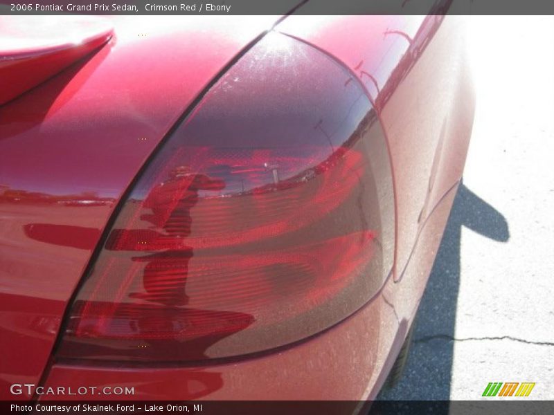 Crimson Red / Ebony 2006 Pontiac Grand Prix Sedan