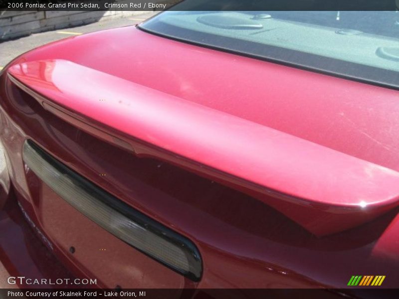 Crimson Red / Ebony 2006 Pontiac Grand Prix Sedan