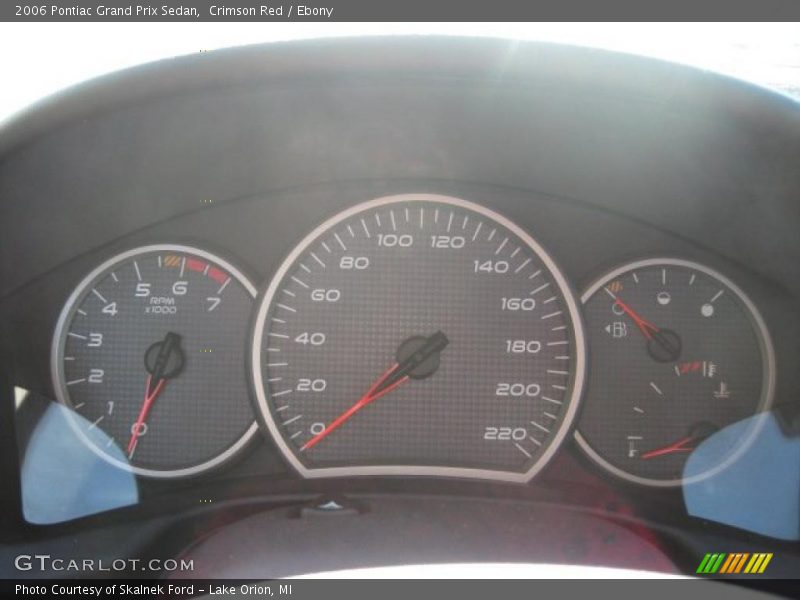 Crimson Red / Ebony 2006 Pontiac Grand Prix Sedan