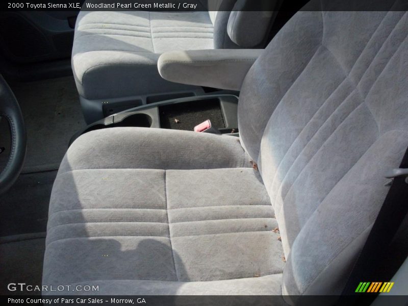 Woodland Pearl Green Metallic / Gray 2000 Toyota Sienna XLE