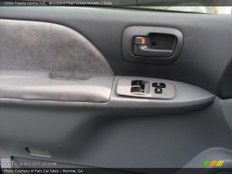 Woodland Pearl Green Metallic / Gray 2000 Toyota Sienna XLE