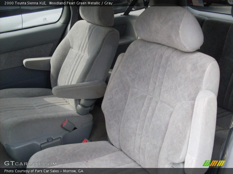 Woodland Pearl Green Metallic / Gray 2000 Toyota Sienna XLE