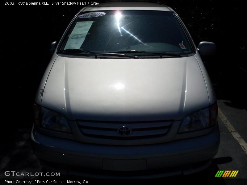 Silver Shadow Pearl / Gray 2003 Toyota Sienna XLE