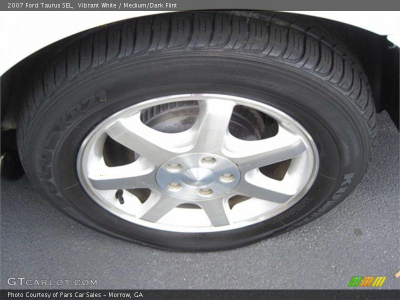 Vibrant White / Medium/Dark Flint 2007 Ford Taurus SEL
