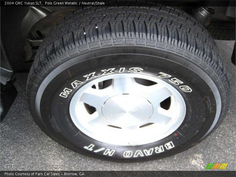 Polo Green Metallic / Neutral/Shale 2004 GMC Yukon SLT