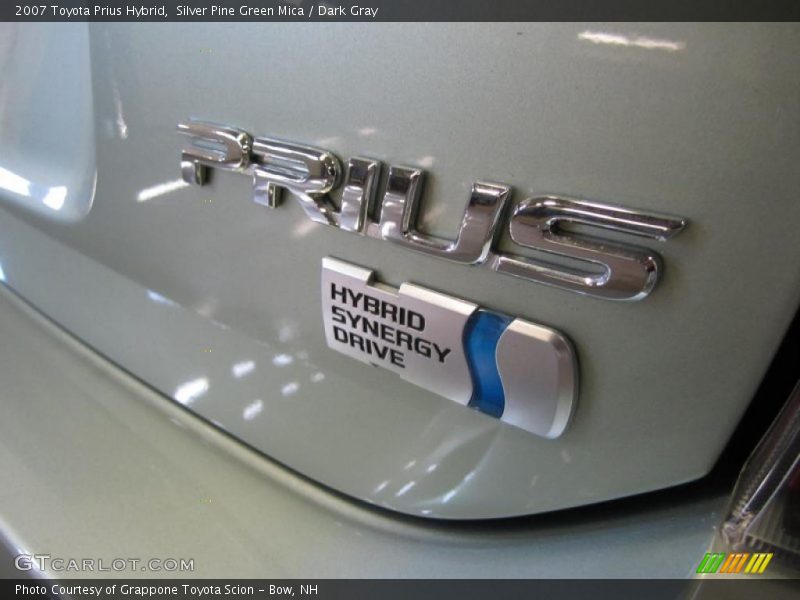 Silver Pine Green Mica / Dark Gray 2007 Toyota Prius Hybrid