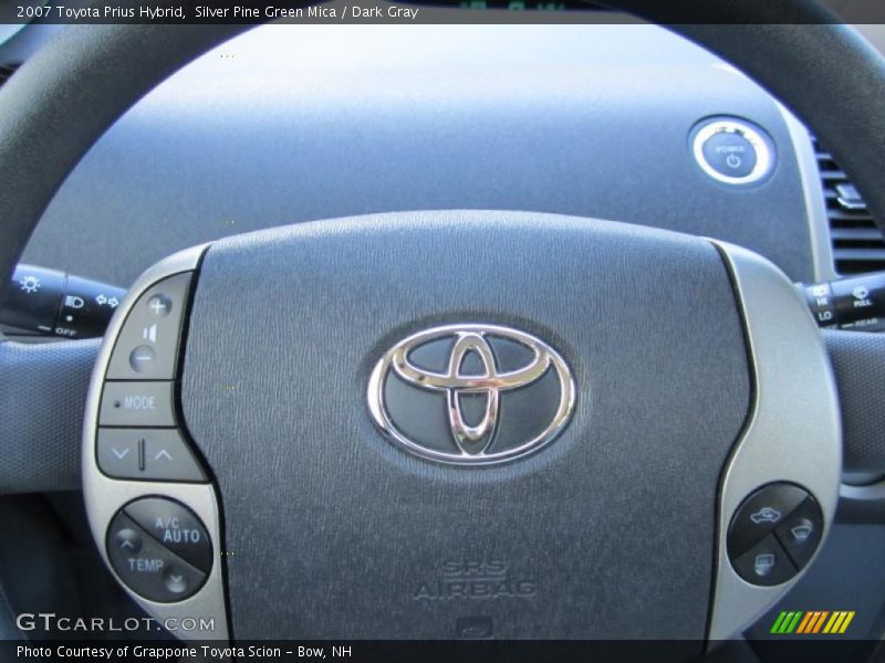Silver Pine Green Mica / Dark Gray 2007 Toyota Prius Hybrid