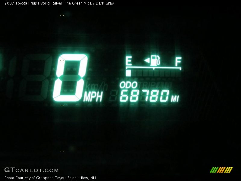 Silver Pine Green Mica / Dark Gray 2007 Toyota Prius Hybrid