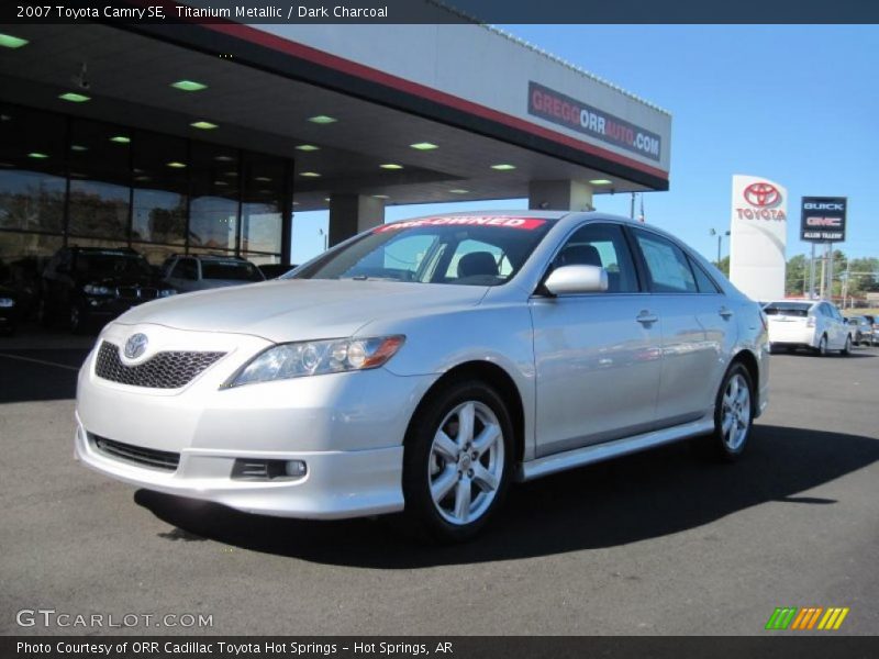 Titanium Metallic / Dark Charcoal 2007 Toyota Camry SE