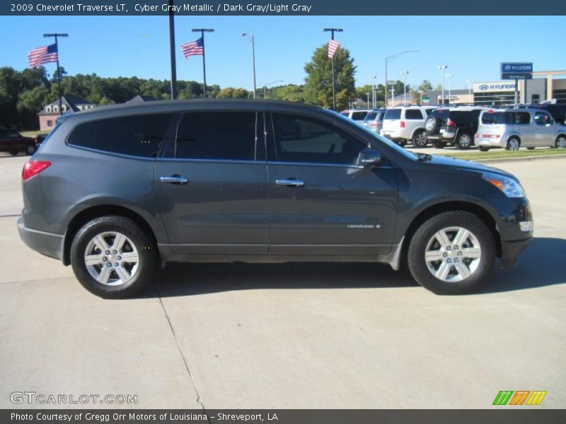 Cyber Gray Metallic / Dark Gray/Light Gray 2009 Chevrolet Traverse LT