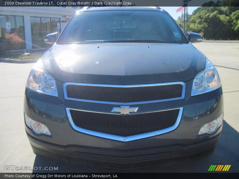 Cyber Gray Metallic / Dark Gray/Light Gray 2009 Chevrolet Traverse LT