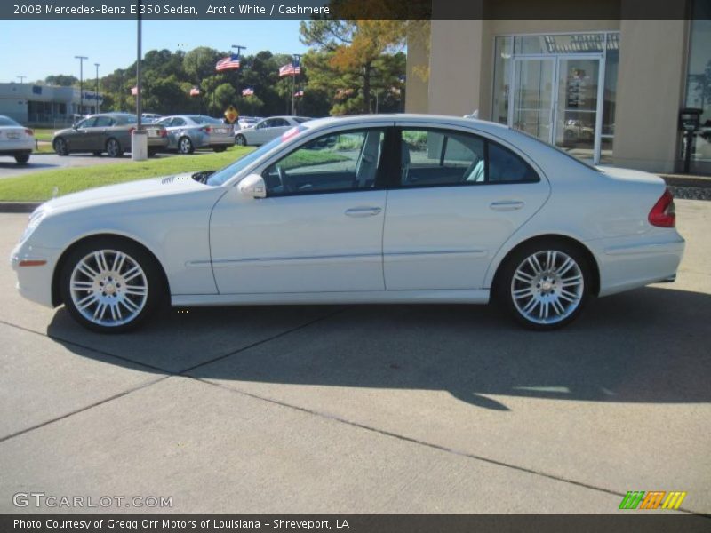 Arctic White / Cashmere 2008 Mercedes-Benz E 350 Sedan