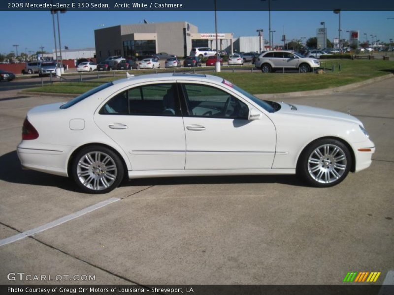 Arctic White / Cashmere 2008 Mercedes-Benz E 350 Sedan