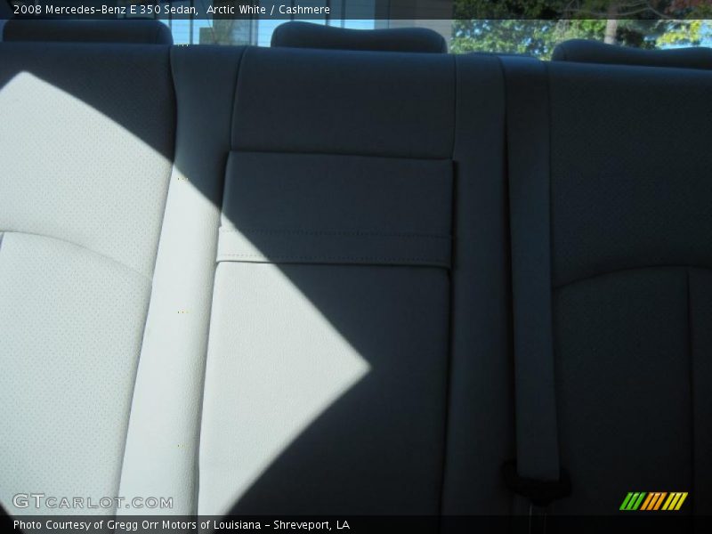 Arctic White / Cashmere 2008 Mercedes-Benz E 350 Sedan