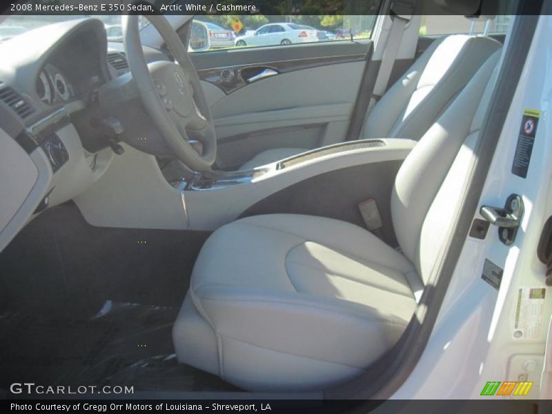 Arctic White / Cashmere 2008 Mercedes-Benz E 350 Sedan