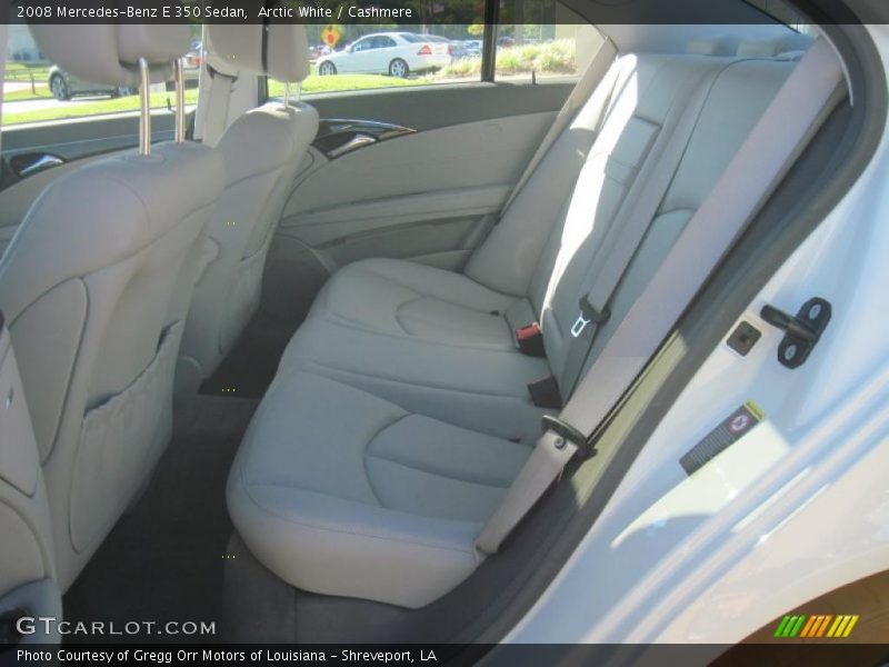 Arctic White / Cashmere 2008 Mercedes-Benz E 350 Sedan