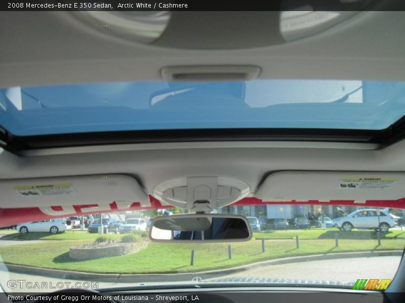 Arctic White / Cashmere 2008 Mercedes-Benz E 350 Sedan