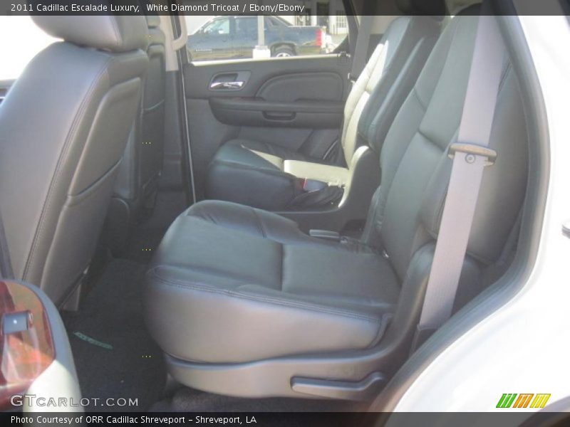 White Diamond Tricoat / Ebony/Ebony 2011 Cadillac Escalade Luxury