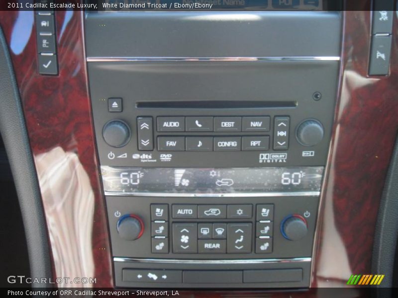 Controls of 2011 Escalade Luxury