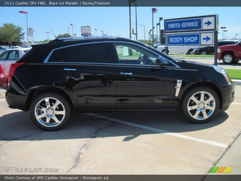 Black Ice Metallic / Ebony/Titanium 2011 Cadillac SRX FWD