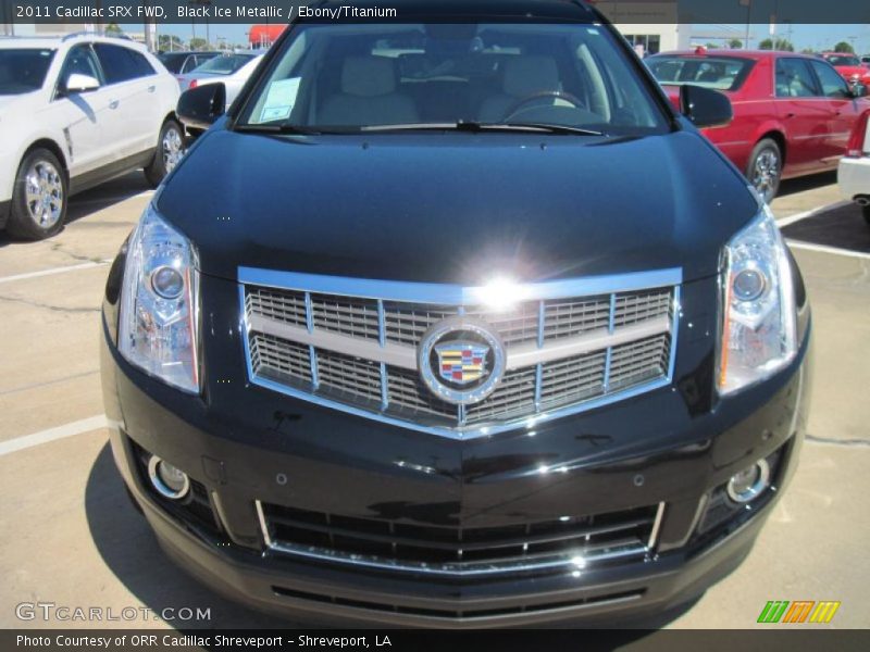 Black Ice Metallic / Ebony/Titanium 2011 Cadillac SRX FWD