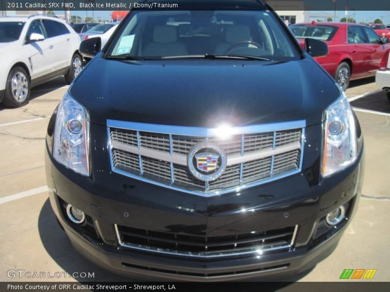 Black Ice Metallic / Ebony/Titanium 2011 Cadillac SRX FWD