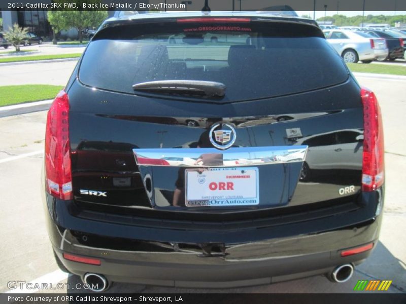 Black Ice Metallic / Ebony/Titanium 2011 Cadillac SRX FWD