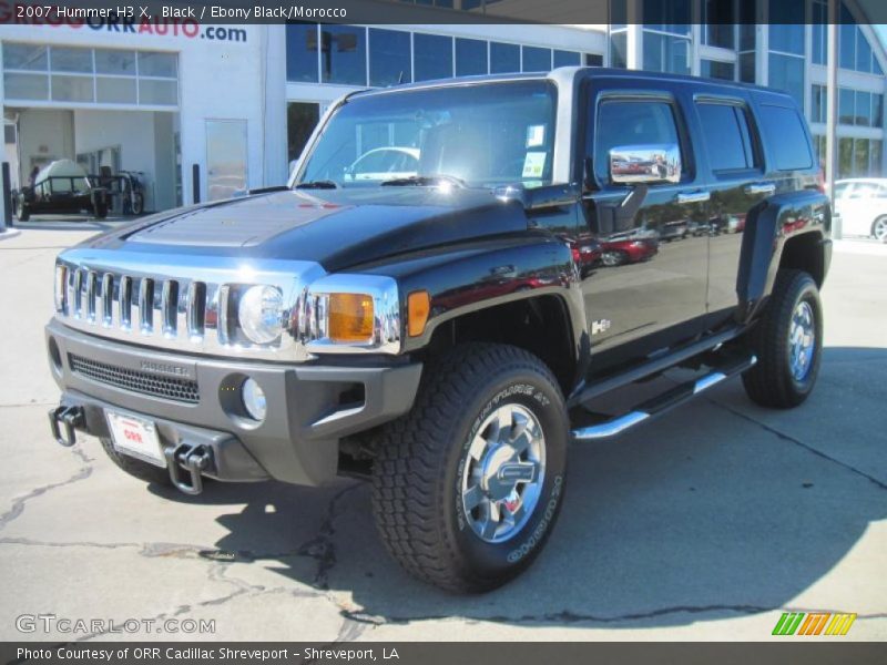 Black / Ebony Black/Morocco 2007 Hummer H3 X