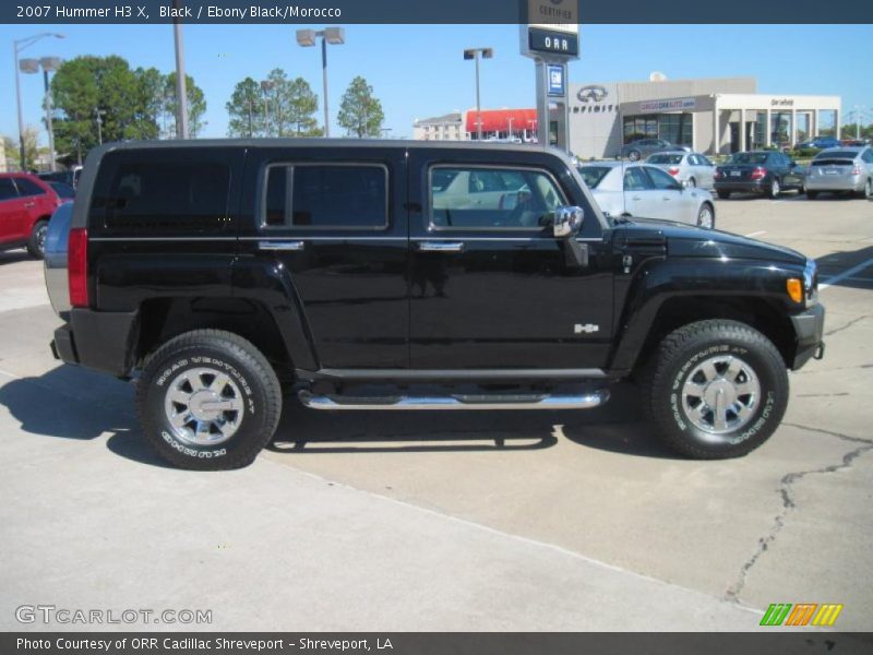 Black / Ebony Black/Morocco 2007 Hummer H3 X