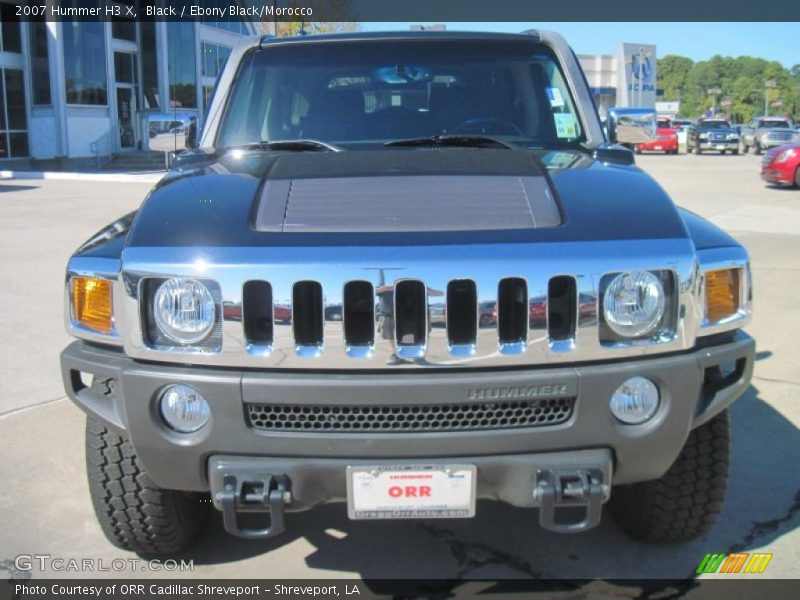 Black / Ebony Black/Morocco 2007 Hummer H3 X