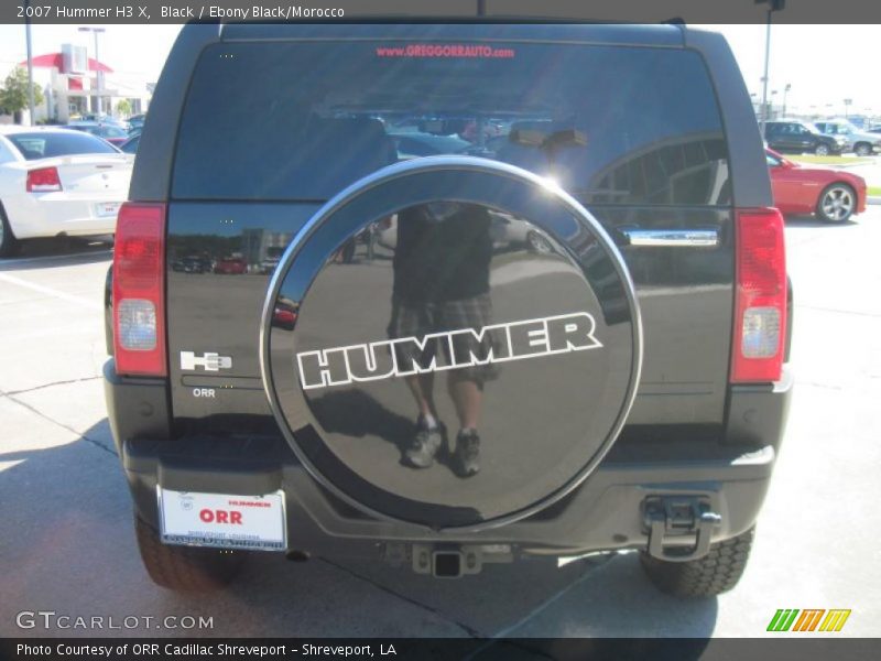 Black / Ebony Black/Morocco 2007 Hummer H3 X