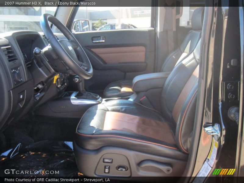 Black / Ebony Black/Morocco 2007 Hummer H3 X
