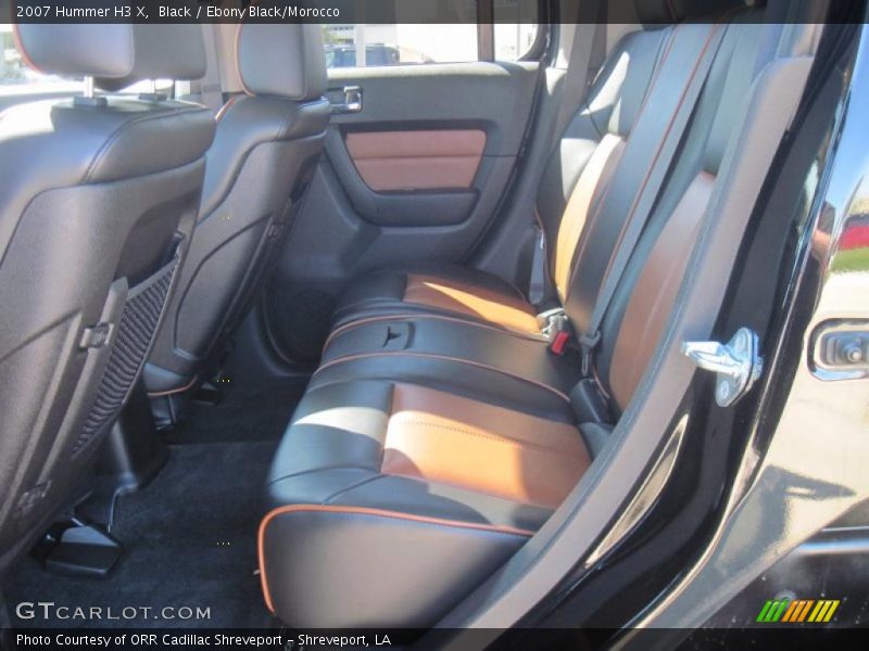 Black / Ebony Black/Morocco 2007 Hummer H3 X